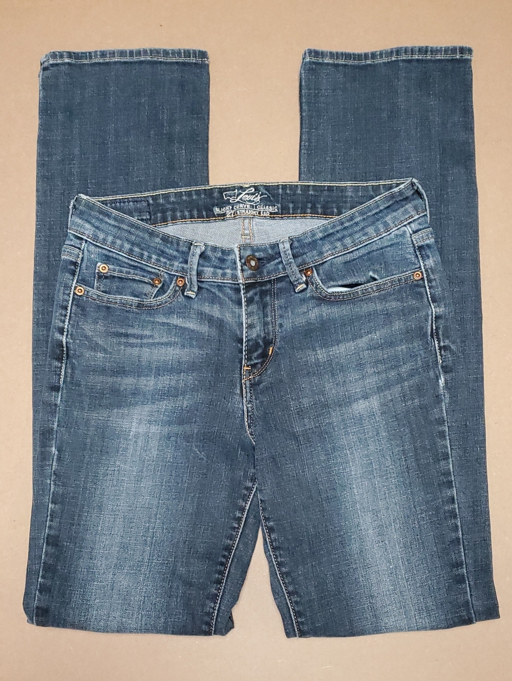 Levi's San Francisco Women's Medium Blue Straight Curve Classic Jeans